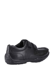 Hush Puppies Junior Maddox Touch Fastening Black Shoes - Image 3 of 4