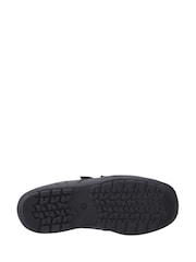 Hush Puppies Junior Maddox Touch Fastening Black Shoes - Image 4 of 4