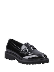 Hush Puppies Junior Grazia Patent Black Loafers - Image 2 of 4