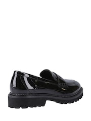 Hush Puppies Junior Grazia Patent Black Loafers - Image 3 of 4