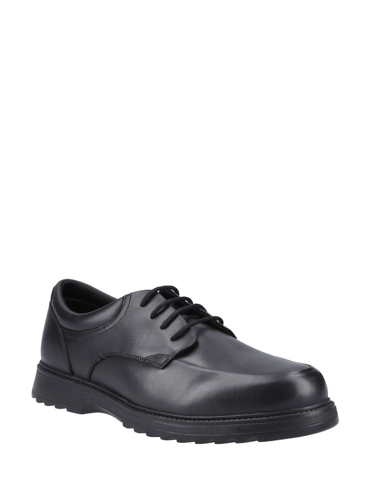 Hush Puppies Senior Romeo Lace Up Black Shoes - Image 2 of 4