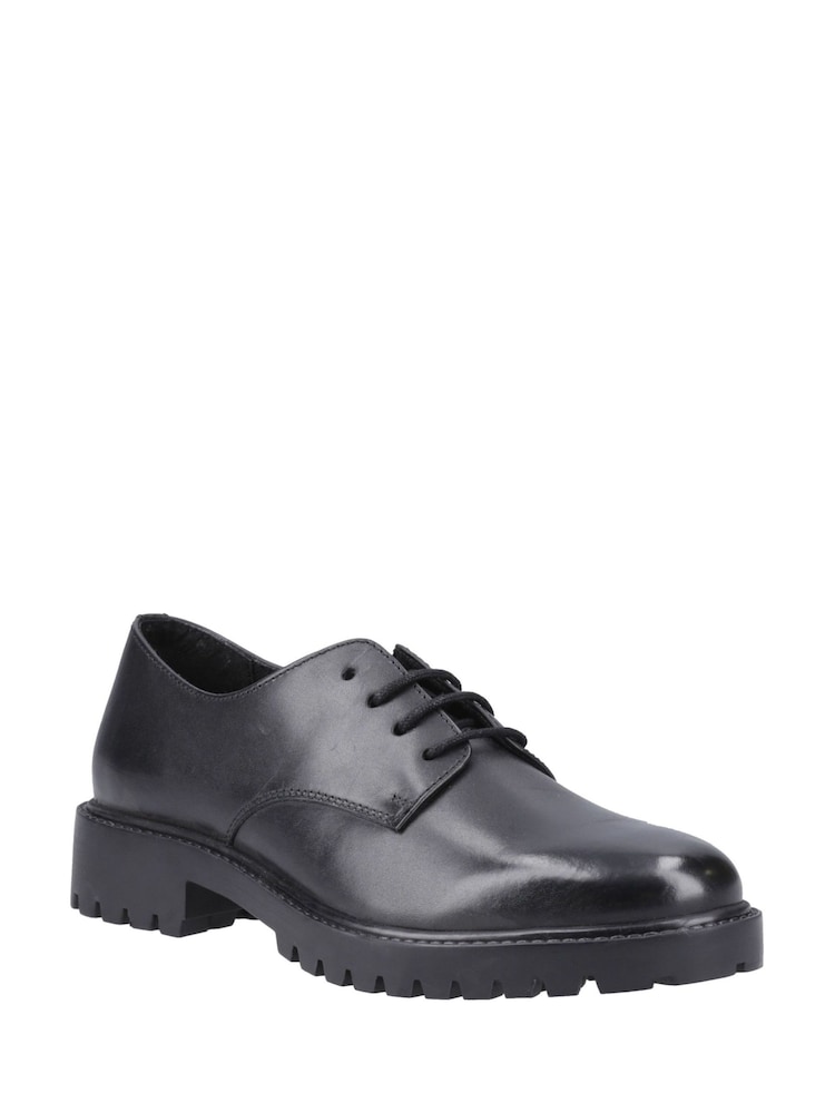Hush Puppies Senior Aubrey Lace Up Black Shoes - Imagen 2 de 4