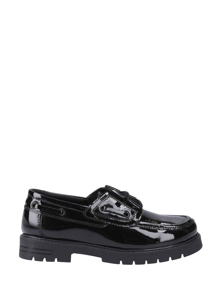 Hush Puppies Senior Lucy Patent Black Shoes - Image 1 of 4