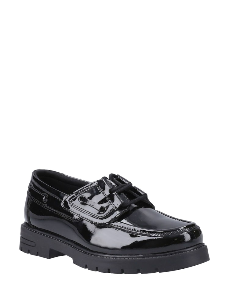 Hush Puppies Senior Lucy Patent Black Shoes - Image 2 of 4