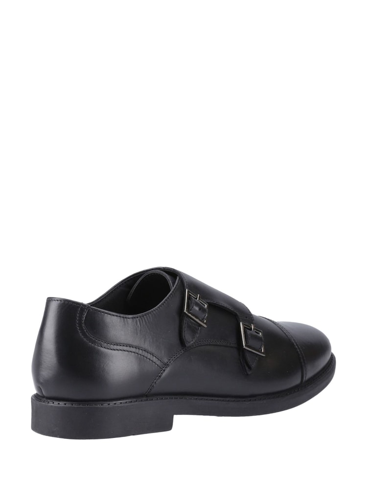 Hush Puppies Senior Tim Monk Black Shoes - Bild 3 von 3