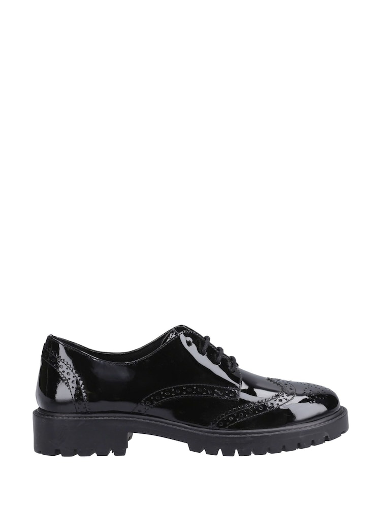 Hush Puppies Senior  Athena Patent Black Shoes - Image 1 of 3