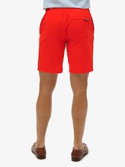 Красный - Superdry Classic 19 Inch Logo Board Shorts - Изображение 2 из 8