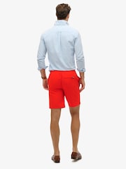 Красный - Superdry Classic 19 Inch Logo Board Shorts - Изображение 4 из 8