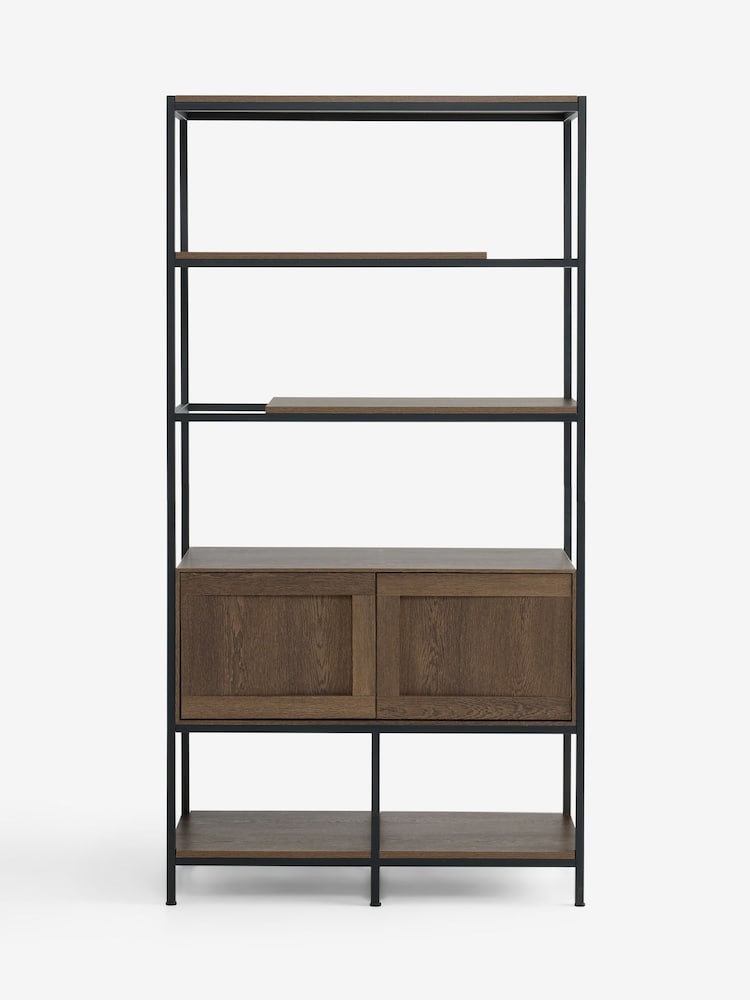 Dark Natural Oswin Oak Effect Shelf - Image 1 of 5 Dark Natural Oswin Oak Effect Shelf - Image 1 of 5