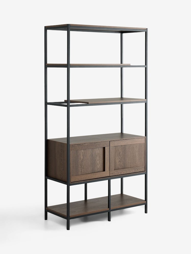 Dark Natural Oswin Oak Effect Shelf - Image 2 of 5 Dark Natural Oswin Oak Effect Shelf - Image 2 of 5