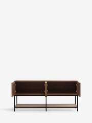 Dark Natural Oswin Oak Effect Extra Large Sideboard - Image 2 of 5