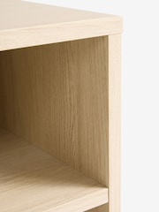 Natural Anderson Oak Effect Rectangle Set of 3 Nest of Tables - Image 4 of 4