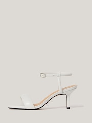 Jigsaw White Iris Heels - Image 3 of 6