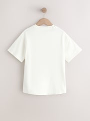 Chocolate Brown Cafe Oversized Graphic T-Shirts 3 Pack (3-16yrs) - Image 5 of 7