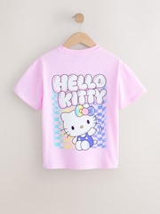 Pink Hello Kitty Oversized Graphic Print T-Shirt (3-16yrs) - Image 6 of 8