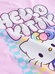 Pink Hello Kitty Oversized Graphic Print T-Shirt (3-16yrs) - Image 7 of 8