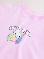 Pink Hello Kitty Oversized Graphic Print T-Shirt (3-16yrs) - Image 8 of 8