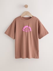 Brown Smore Oversized Graphic Print T-Shirt (3-16yrs) - Image 1 of 4