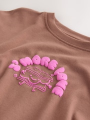 Brown Smore Oversized Graphic Print T-Shirt (3-16yrs) - Image 8 of 8