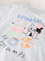 Grey Pets Oversized Graphic Print T-Shirt (3-16yrs) - Image 7 of 8