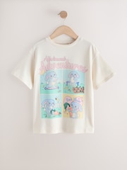 Häschenmotiv, ecru - Übergroßes T-Shirt mit Grafikprint (3–16Jahre) - Bild 1 von 4