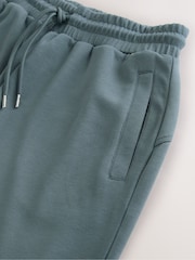 Pale Blue Slinky Supersoft Tie Front Wide Leg Trousers - Image 7 of 8