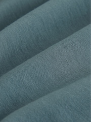 Pale Blue Slinky Supersoft Tie Front Wide Leg Trousers - Image 8 of 8