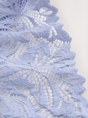 Blue High Leg Ultimate Comfort Lace Knickers 2 Pack - Image 8 of 8