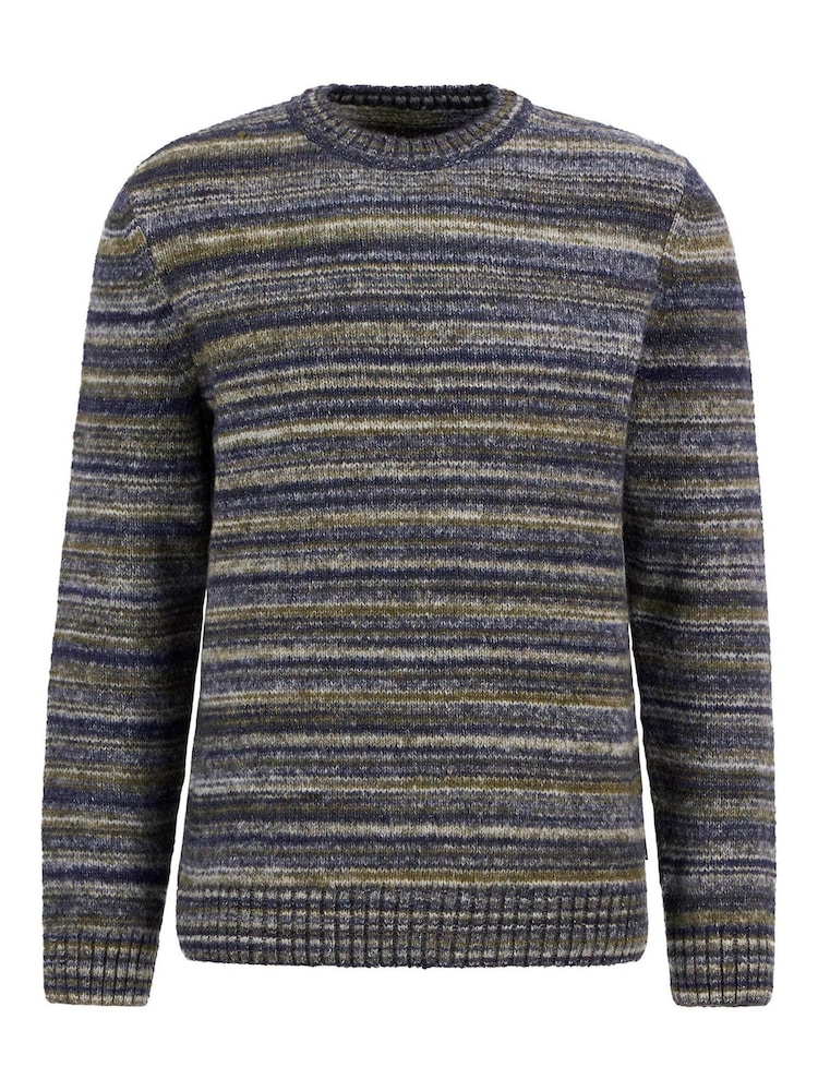 Barbour® Blue Pateley Crew Neck Sweater - Image 7 of 7 Barbour® Blue Pateley Crew Neck Sweater - Image 7 of 7