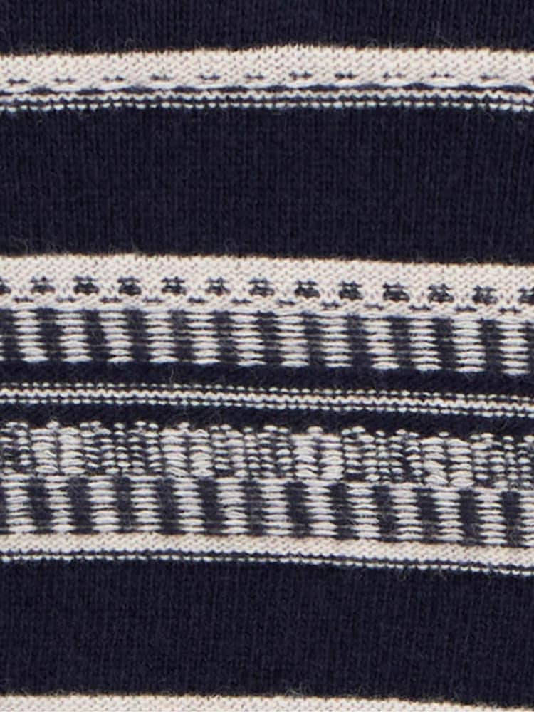 Barbour® Blue Kepwick Half Zip Jumper - Image 9 of 9