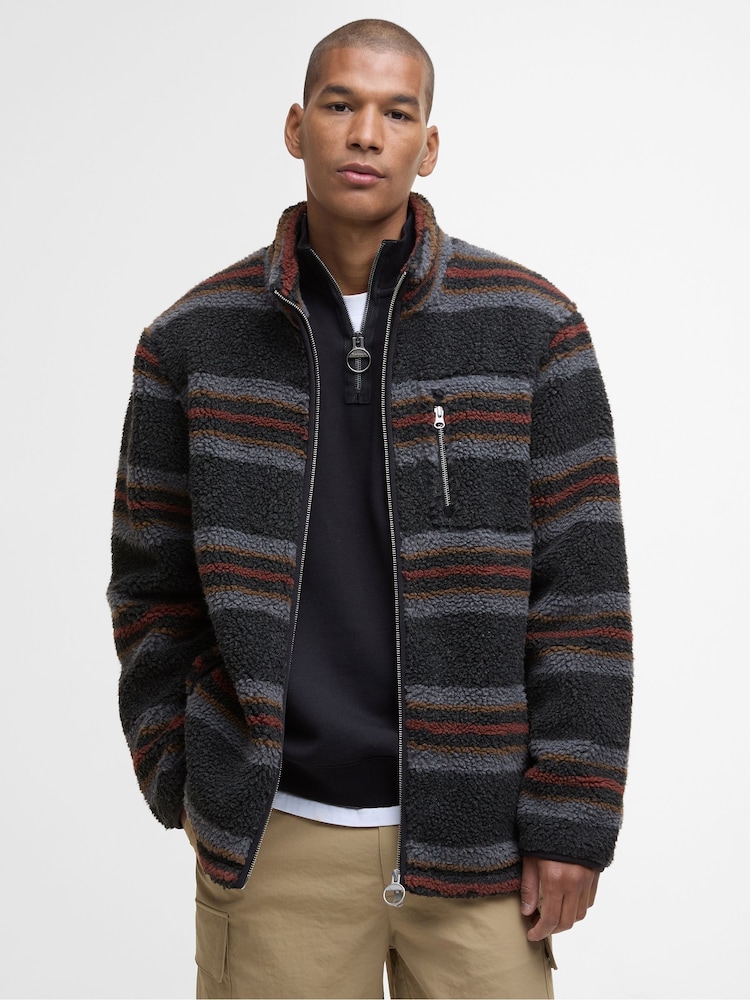 Barbour Black Endmoor Relaxed Fit Fleece - Image 1 of 5 Barbour Black Endmoor Relaxed Fit Fleece - Image 1 of 5