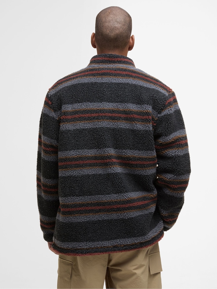 Barbour Black Endmoor Relaxed Fit Fleece - Image 2 of 5 Barbour Black Endmoor Relaxed Fit Fleece - Image 2 of 5