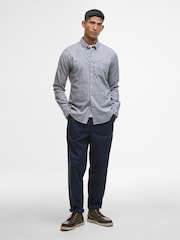 Barbour® Blue Huntly Houndstooth Tailored Shirt - Image 2 of 5