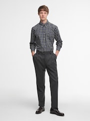 Barbour® Blue Bramham Checked Tailored Shirt - Image 2 of 5