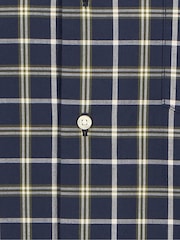 Barbour® Blue Bramham Checked Tailored Shirt - Image 5 of 5