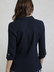 Weird Fish Suria Double Cloth 100% Cotton Shirt - Imagen 2 de 8