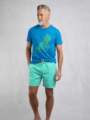 Weird Fish Blue Banning Swim Shorts - Image 3 of 7