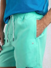 Weird Fish Blue Banning Swim Shorts - Image 4 of 7