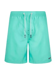 Weird Fish Blue Banning Swim Shorts - Image 6 of 7