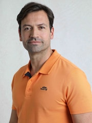 Orange - Weird Fish Miles Pique 100% Cotton Polo Shirt - Bild 4 von 7