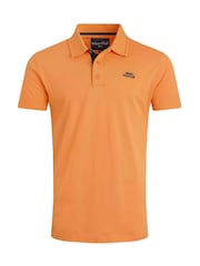Orange - Weird Fish Miles Pique 100% Cotton Polo Shirt - Bild 6 von 7