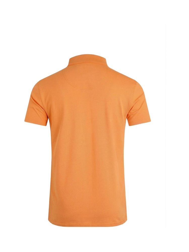 Orange - Weird Fish Miles Pique 100% Cotton Polo Shirt - Bild 7 von 7