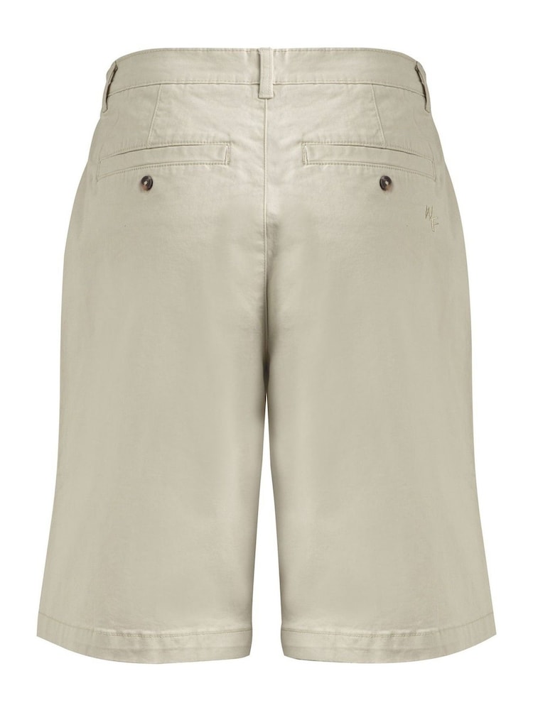 Crema - Weird Fish Annalise Knee Length Chino Shorts - Imagen 7 de 7