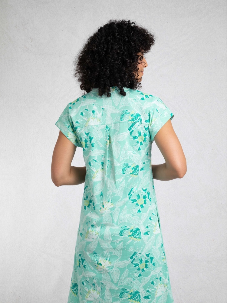Weird Fish Suffolks Printed 100% Cotton Jersey Dress - Изображение 2 из 7