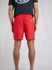 Weird Fish Red Banning Swim Shorts - Image 2 of 7