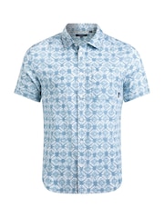 Azul jeans desbotado - Camisas havaianas Weird Fish Tarim - Imagem 5 de 6