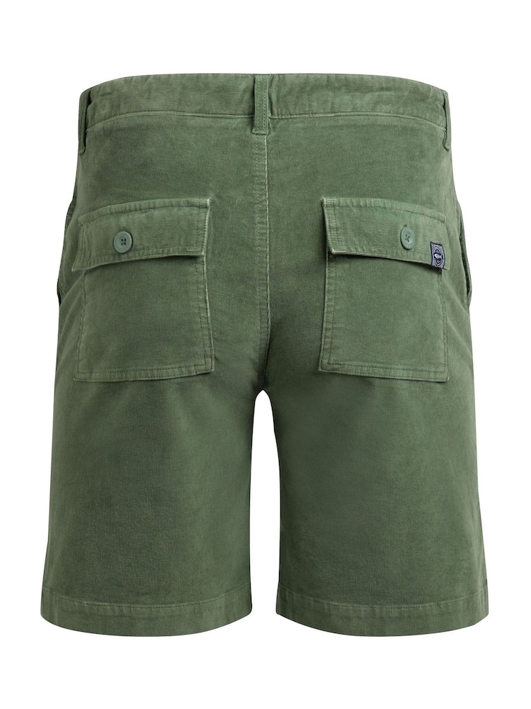 Weird Fish Green Munro Cord Shorts - Image 7 of 7 Weird Fish Green Munro Cord Shorts - Image 7 of 7