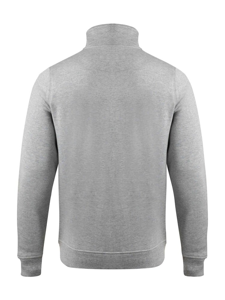 Weird Fish Grey Archer WF Branded 1/4 Zip Sweatshirt - Image 6 of 6