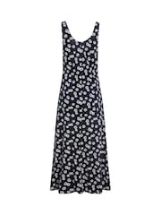 Weird Fish Blue Tivoli Printed Jersey Dress - Image 4 of 4