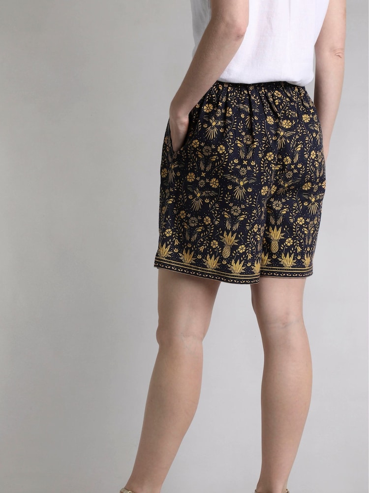 Weird Fish Blue Aloha Printed Shorts - Image 2 of 6